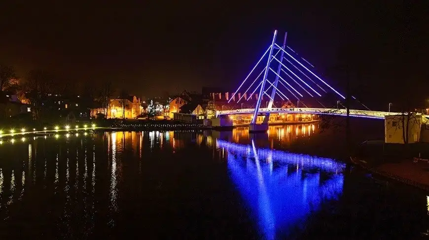 Mikołajki nocą