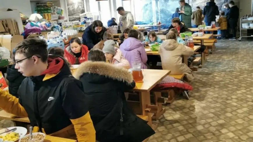 Dzieci z Ukrainy dotarły do ośrodka w Ostródzie na Mazurach