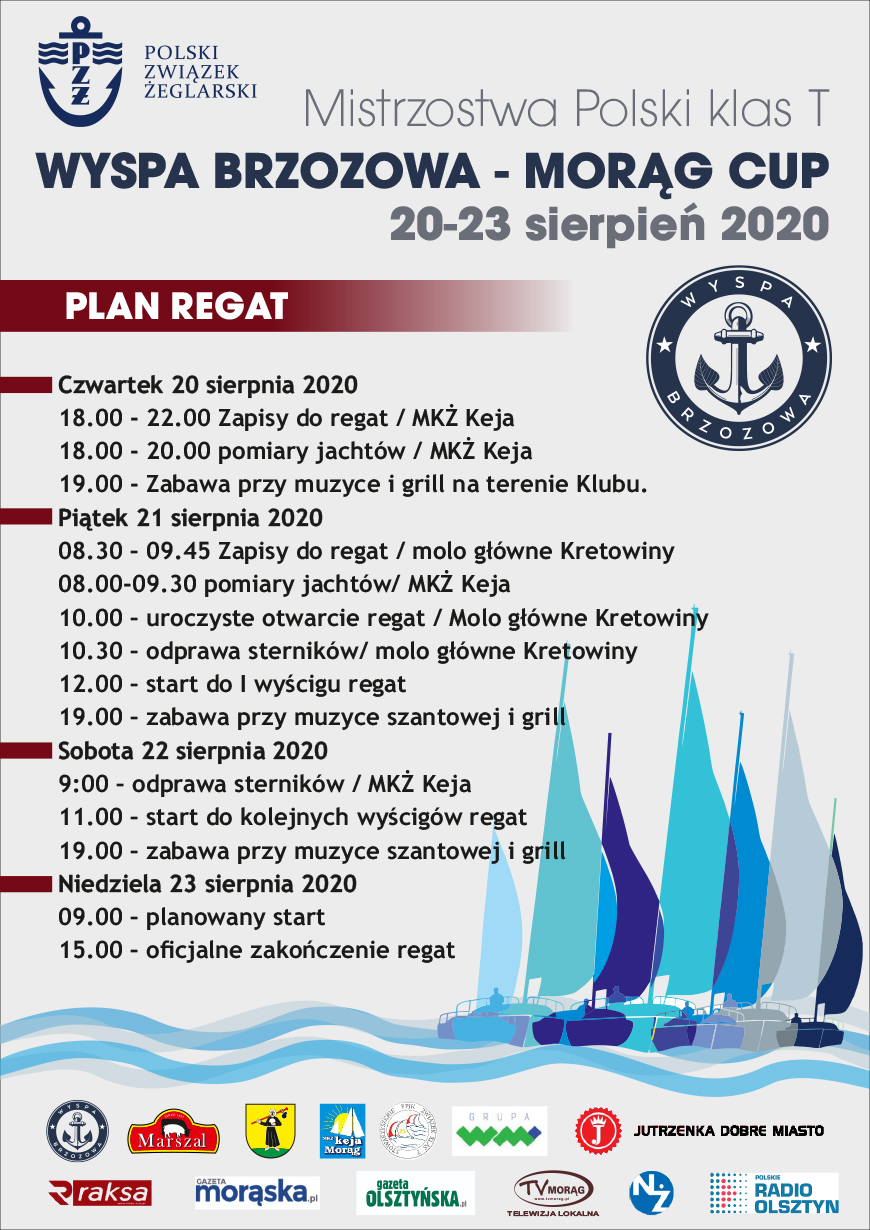 Mistrzostwa Polski Klas T - Wyspa Brzozowa - Morąg Cup 2020