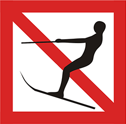 A. 14 - Zakaz uprawiania narciarstwa wodnego